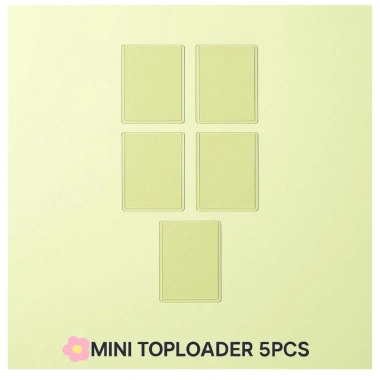Bộ nạp Mini ba chiều DAISO 5 chiếc - Bảo vệ thẻ cứng lấp lánh, giá đỡ Photocard Polaroid K‑pop, chỉ 172.800₫