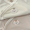 Bộ Newborn Embes Dài Tay Cài Chéo + Mũ Cotton Mỏng Mát cho Bé 0‑3 Tháng – Giá chỉ 272.250đ 8