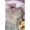 Bộ ngủ lụa cao cấp 3 món ren có đệm ngực dây nơ, quần xẻ Xíu Sleepwear giá 545k 9