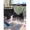 Bộ Ngủ Lụa Hai Dây Đệm Ngực Nơ Ren Eo Quần Xẻ - QC Loại 1, Giá ưu đãi 255k Xíu Sleepwear 7