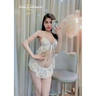 Bộ Ngủ Ren Siêu Sexy Mút Ngực Xíu Sleepwear – Giá 235k, Thoải mái & Gây chú ý 5 Bộ Ngủ Ren Siêu Sexy Mút Ngực Xíu Sleepwear – Giá 235k, Thoải mái & Gây chú ý 5