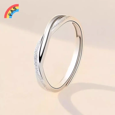 Bộ nhẫn cặp đôi màu bạc, điều chỉnh size dễ dàng - Quà tặng sang trọng cho nữ 8 Bộ nhẫn cặp đôi màu bạc, điều chỉnh size dễ dàng - Quà tặng sang trọng cho nữ 8