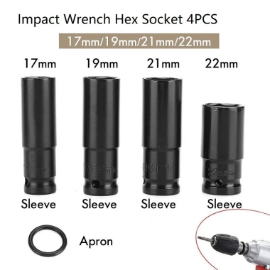 Bộ ổ cắm lục giác cờ lê tác động điện - Hoạt động trơn tru, giá ưu đãi 8.800 VND 4