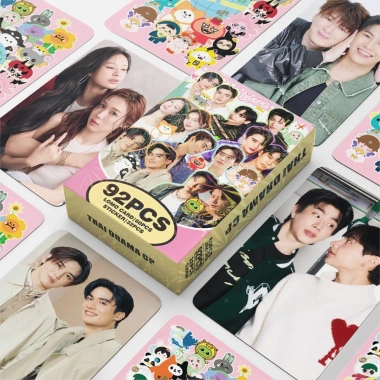 Bộ Photocard Nghệ Sĩ GMMTV Thái Lan 60 Thẻ Lomo + 32 Miếng Dán - Giá chỉ 68.200₫