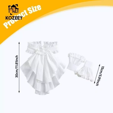 Bộ phụ kiện Jabot & Cuff Halloween cho sân khấu - Giá ưu đãi 241,920₫