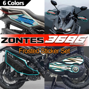 Bộ phụ kiện ZONS 368G: Miếng dán ống xả, dây xích, tay chống trầy xước, 127.101₫