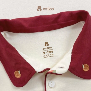 Bộ Pijama Dài Tay Embes Cotton 8-18kg Thêu Hình Caro – Giá chỉ 272.000₫ 4