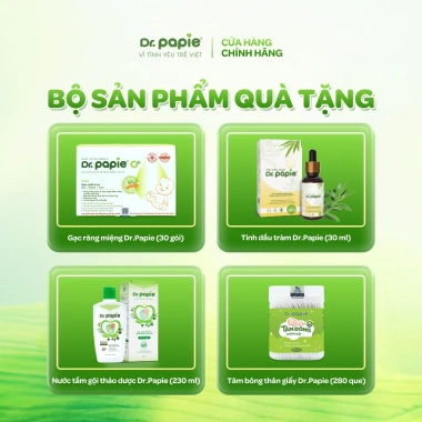 Bộ quà tặng Mẹ Tròn Con Vuông Dr.Papie combo đi sinh tiện lợi, hành trang đón bé chào đời - Giá ưu đãi 339k 3 Bộ quà tặng Mẹ Tròn Con Vuông Dr.Papie combo đi sinh tiện lợi, hành trang đón bé chào đời - Giá ưu đãi 339k 3