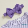 Bộ quần áo bé gái Aqua‑Baby mùa thu: Áo liền quần sọc dài tay, váy hoa, băng đô 3 chiếc - Giá chỉ 256.716₫ 6
