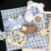 Bộ quần áo búp bê 20cm Phô mai Edelweiss cotton dễ thương, giá ưu đãi 283.708 VND 8