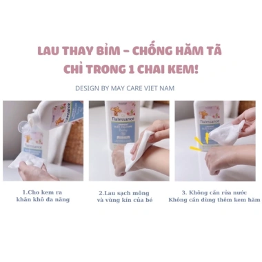 Bộ sản phẩm hữu cơ Jonzac vệ sinh thay tã bỉm chống hăm, khử mùi cho bé sơ sinh - Giá 399.000₫ 3