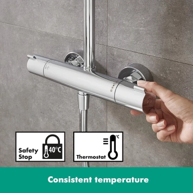 Bộ Sen Cây Tắm Đứng 2IN1 HANSGROHE 27.271.000 Vòi Hoa Sen Cao Cấp Đức