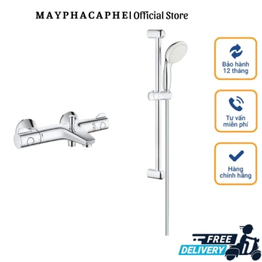 Bộ Sen Tắm Chỉnh Nhiệt GROHE Grohtherm 800 - Lọc Nước Sạch, Hàng Chính Hãng, Made in Portugal, Giá 10.5 tr