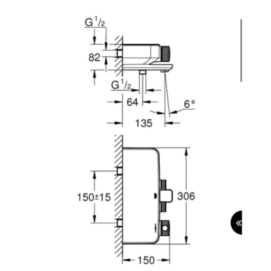 Bộ Sen Tắm Chỉnh Nhiệt GROHE Grohtherm 800 - Lọc Nước Sạch, Hàng Chính Hãng, Made in Portugal, Giá 10.5 tr