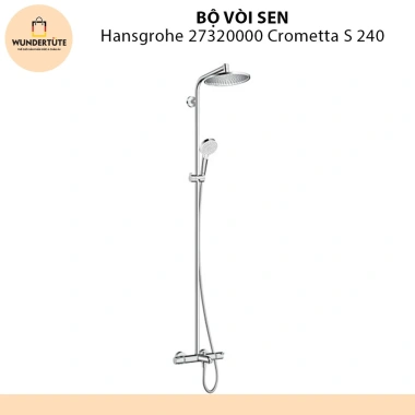 Bộ sen vòi Hansgrohe Crometta S 240 Made in Germany, hàng chính hãng, giảm 19% chỉ 14.409.700₫ 2 Bộ sen vòi Hansgrohe Crometta S 240 Made in Germany, hàng chính hãng, giảm 19% chỉ 14.409.700₫ 2