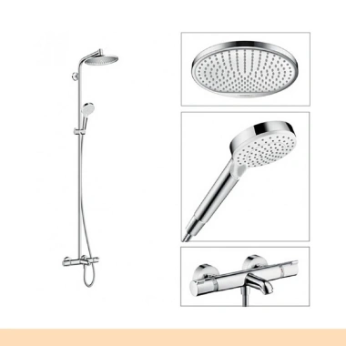 Bộ sen vòi Hansgrohe Crometta S 240 Made in Germany, hàng chính hãng, giảm 19% chỉ 14.409.700₫