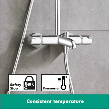 Bộ sen vòi Hansgrohe Crometta S 240 Made in Germany, hàng chính hãng, giảm 19% chỉ 14.409.700₫
