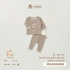 Bộ Sơ Sinh Dài Tay Embes Cotton Hình In Ngực, Cạp Cao Cài Cúc cho bé 0‑9 tháng - Giá 157.250₫ 6