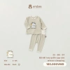 Bộ Sơ Sinh Dài Tay Embes Cotton Hình In Ngực, Cạp Cao Cài Cúc cho bé 0‑9 tháng - Giá 157.250₫ 7