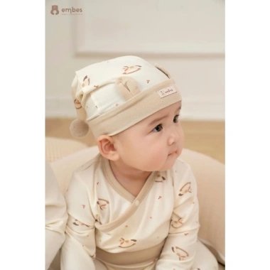 Bộ Sơ Sinh Embes Little Pony Cạp Cao Cài Chéo Cotton Mềm Mỏng 0-9 Tháng 193.050