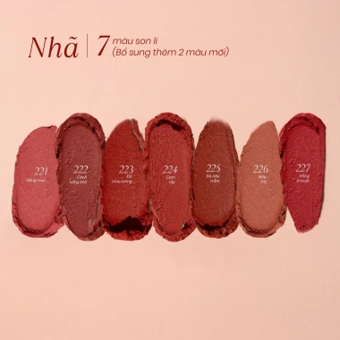 Bộ Son Môi Nhã và Son Dưỡng Gạo Cỏ Mềm - Dưỡng ẩm, lâu trôi, giá ưu đãi 480.000₫ (giá gốc 595.200₫) 3 Bộ Son Môi Nhã và Son Dưỡng Gạo Cỏ Mềm - Dưỡng ẩm, lâu trôi, giá ưu đãi 480.000₫ (giá gốc 595.200₫) 3