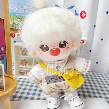 Bộ sưu tập người 2.963 Quần áo trẻ em 20cm Gấu nhỏ áo ngắn tay búp bê cotton cổ cà phê quần yếm nhung túi đeo vai - Giá ưu đãi 120.702 đồng