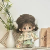 Bộ sưu tập người 9.508 - Quần áo búp bê Cotton 20cm 2 màu, váy cổ Ming Made, phù hợp trẻ em 6