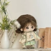 Bộ sưu tập người 9.508 - Quần áo búp bê Cotton 20cm 2 màu, váy cổ Ming Made, phù hợp trẻ em 7