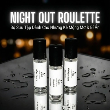 Bộ Sưu Tập NIGHT OUT ROULETTE Mua 1 Tặng 1 - Tinh Dầu Nước Hoa Unisex Đi Tiệc Hẹn Hò, Quyến Rũ 117k
