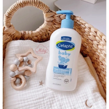 Bộ tắm gội và dưỡng ẩm Cetaphil dịu nhẹ cho bé sơ sinh - Bay AIR, giảm giá 199.000 VND