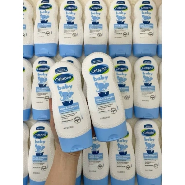 Bộ tắm gội và dưỡng ẩm Cetaphil dịu nhẹ cho bé sơ sinh - Bay AIR, giảm giá 199.000 VND