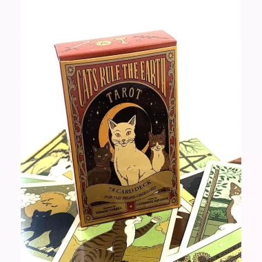 Bộ Tarot Mèo Rule The Earth 78 lá Oracle Tiếng Anh - Phiên bản Borad Bói Toán ZoEqnVN 73.440₫