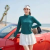 Bộ thể thao nữ váy loang áo dài tay đa năng Pickleball Golf Tennis Cầu lông Hàng QC cao cấp, giá chỉ 699k 9