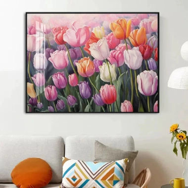 Bộ Thêu 2.025 - Hoa Tulip Chữ Thập, Chỉ Thêu Đầy Đủ, Chất Liệu Cao, Gói Hoa Nhỏ, Giá Ưu Đãi 337,173₫