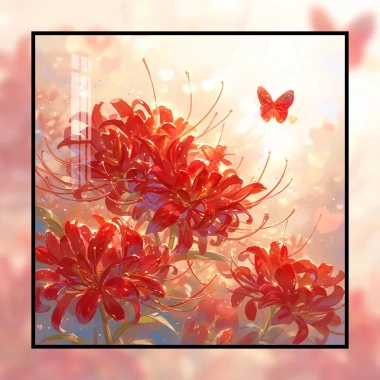 Bộ Thêu Hoa Cross Stitch 2.025 Phong Cách Mới - Ren Đỏ Gói, Giá Ưu Đãi 299.230₫