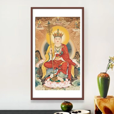 Bộ Thêu Ksitigarbha Bodhisattva 2.024 - Phong Cách Trung Quốc, Chất Liệu Cao Cấp