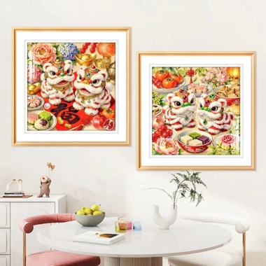 Bộ thêu tay Cross Stitch Sư tử May Mắn 2.026 Thêu ren Nafu mới giá ưu đãi 280.699 VND 5 Bộ thêu tay Cross Stitch Sư tử May Mắn 2.026 Thêu ren Nafu mới giá ưu đãi 280.699 VND 5