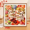 Bộ thêu tay Cross Stitch Sư tử May Mắn 2.026 Thêu ren Nafu mới giá ưu đãi 280.699 VND 9