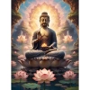 Bộ Thêu Thủ Công Lotus Tathagata Phật Tượng Nhân Vật In Chính Xác, Chỉ Thêu Chất Liệu Cao Cấp, Gói 20 3
