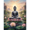 Bộ Thêu Thủ Công Lotus Tathagata Phật Tượng Nhân Vật In Chính Xác, Chỉ Thêu Chất Liệu Cao Cấp, Gói 20 4