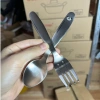 Bộ thìa dĩa bé inox 304 hình gấu GB05 - An toàn, bền, giá chỉ 99.000₫ 5