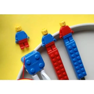 Bộ thìa nĩa đũa thép không gỉ OXFORD cho trẻ em - Thiết kế khối dễ thương, không BPA, Made in Hàn Quốc (Xanh/Đỏ)