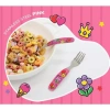 Bộ thìa nĩa inox JOONIE Kids 316 SUS - Tay cầm chống trượt, không BPA, UV & máy rửa, kèm dao kéo trẻ 3