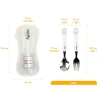Bộ thìa nĩa thép không gỉ MIFFY Kids cho trẻ em - Sản xuất Hàn Quốc, không BPA, dao kéo mới biết đi 8
