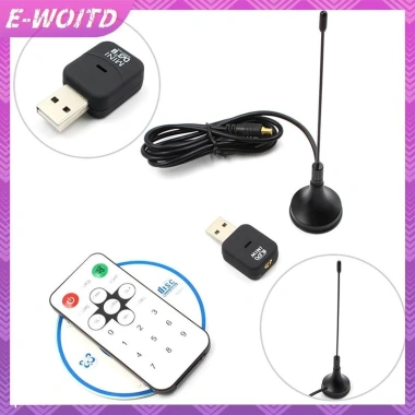 Bộ thu thanh DVB-T2/T DVB-C USB 2.0 E-WOITD - Điều khiển từ xa, hỗ trợ kỹ thuật số, giảm giá 20%