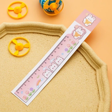 Bộ Thước Kẻ Nhựa 15cm Kawaii Nhân Vật Hoạt Hình Dễ Thương cho Bé Gái Bé Trai