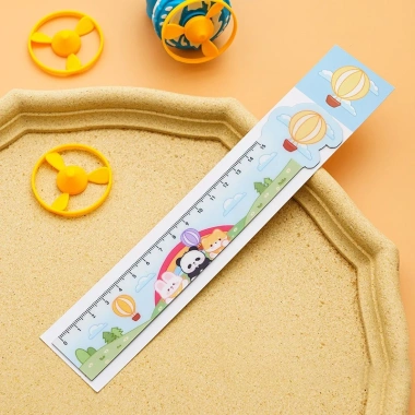 Bộ Thước Kẻ Nhựa 15cm Kawaii Nhân Vật Hoạt Hình Dễ Thương cho Bé Gái Bé Trai