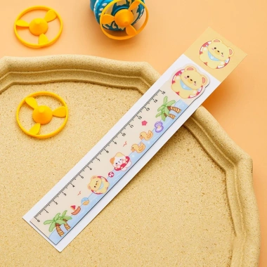 Bộ Thước Kẻ Nhựa 15cm Kawaii Nhân Vật Hoạt Hình Dễ Thương cho Bé Gái Bé Trai