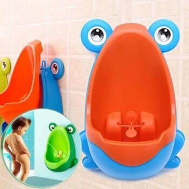 Bô tiểu mini gắn tường cho bé trai hình chú ếch Tiết kiệm không gian, an toàn, giá 125k