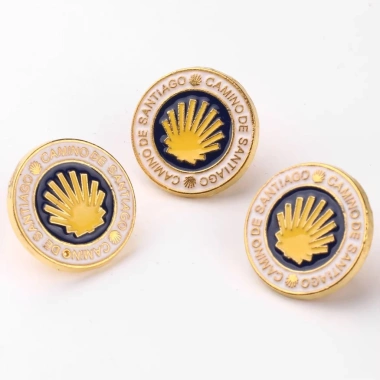 Bộ trâm cài chữ thập Santiago Artisan 2 chiếc - Quà tặng Kitô giáo, chân chữ thập tráng men, 72,050₫